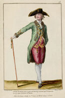 French fashion plate, unknown illustrator, 1779