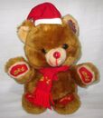 Vintage-Dan-Dee-MTY-Plush-Golden-Holiday-Teddy