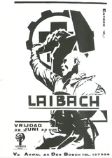 Laibach concert flyer