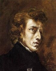 Frederic Chopin by Eugene Delacroix.