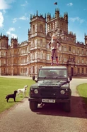 Country estate + hunting dogs + tweed + Range Rover = Sloane Ranger