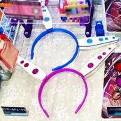Bunny ears in Cyberpop style