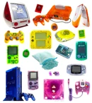 Translucent Y2K electronics