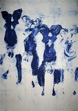 "Untitled Anthropometry" by Yves Klein