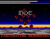 From the Amiga demo Demons Are Forever by the group DOC (Doctor Mabuse Orgasm Crackings). A classic demoscene production for the Commodore Amiga home computer, released in 1988.
