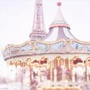 Pastel carnival carousel