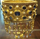 Votive crown of King Recceswinth, National Archaeological Museum (Madrid)