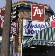 Joseph's Liquors (Robert Cottingham, 1981)