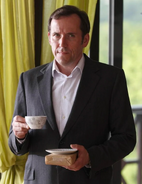DI Richard Poole from Death in Paradise who insists on wearing suits and drinking hot tea in the Caribbean.