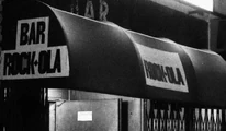 A picture of the Rock-Ola Bar in Madrid, which served as a major hub for the movement.