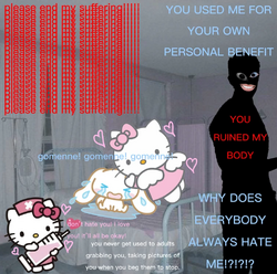 Traumacore hello kitty when: by VIX_HASJOINED on Sketchers United