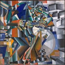 "The Knifegrinder" by Kazimir Malevich (1912-3)