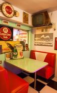 Diner booth