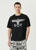 Boylondon.jpg (60 KB) The logo for the fashion brand Boy London, which is a direct visual parallel to the Nazi Parteiadler (Party Eagle). Originating from the 1970s punk movement, it exemplifies the use of fascist iconography for shock value rather than ideological alignment.