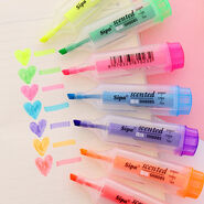 Rainbow highlighters