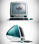 iMac G3, by Jony Ive and his team, 1998, aluminum, glass and other materials