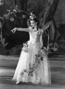 Vivien Leigh as Titania performing A Midsummer Night's Dream at The Vic theatre.