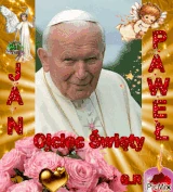 Grazy4.gif (1.1 MB) GIF featuring Pope John Paul II.