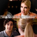 Chanel Oberlin from Scream Queens ordening a pumpkin spice latte