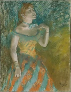 The Singer in Green (Edgar Degas, 1884)