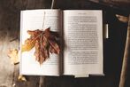 Book and Maple Leaf