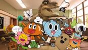 Promotional art for The Amazing World of Gumball featuring various characters.