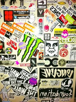 skate sticker bomb wallpaper