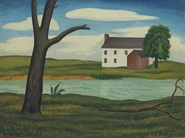 New England Landscape (George Ault, 1933)