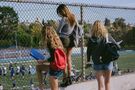 Football stadiums are a popular set for the High School Dream aesthetic