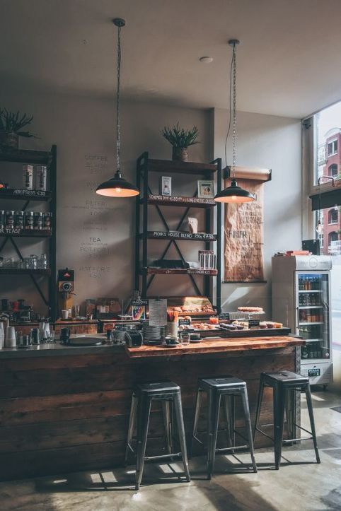 Aesthetic cafe outlet