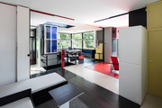 Interior of the Shröder House, Utrecht, the Netherlands, by Gerrit Rietveld, 1924