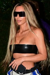 Kim Kardashian's take on the Motomami aesthetic.