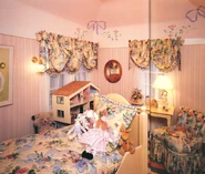 A vintage bedroom from the 1980s