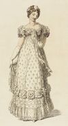 Fashion plate (evening dress) by Rudolph Ackermann