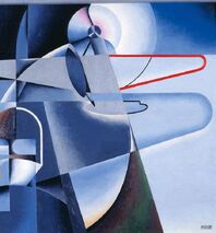 "Aeropittura" by Osvaldo Peruzzi.