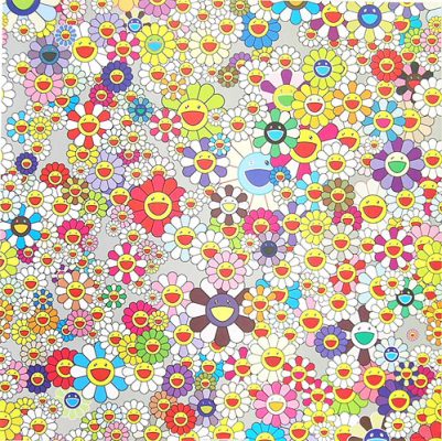 Takashi Murakami Super Flat First Love Flower (Signed Print) 2010
