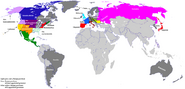 Territories claimed by Nova Roma (circa 2011)