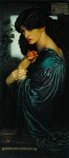 N05064 10.jpg (105 KB) Proserpine (1874) by Dante Gabriel Rossetti. This painting is considered a prime example of the later Pre-Raphaelite style, emphasizing a dreamy, languid female figure and symbolism over the earlier focus on strict realism.