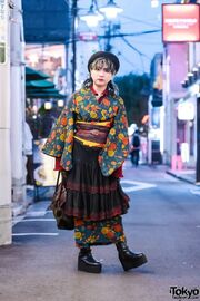 Tokyo fashion modern kimono