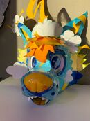 Paper fursuit head