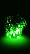 Neon Green Skull