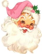 Pink santa