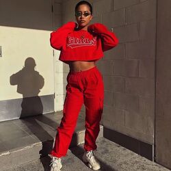 Red baddie cheap outfits