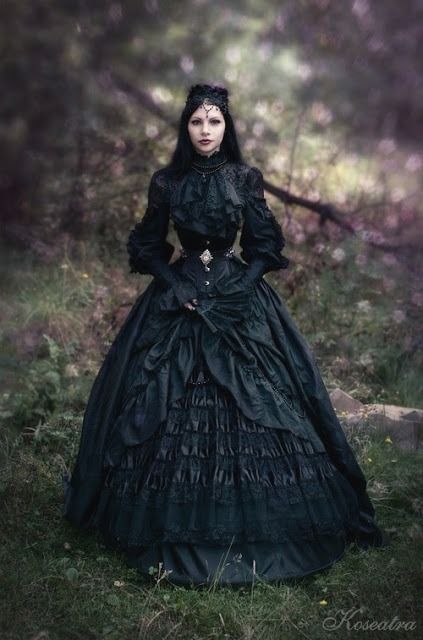 victorian gothic dresses model