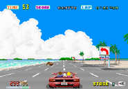 Out Run screenshot.png (11 KB) Out Run (Yu Suzuki, 1986) Not Low Poly, but an example of the Sega Blue Sky aesthetic.