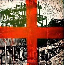 Artwork for "Live in Hell" by Laibach (2016)