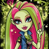 VenusMH.jpg (295 KB) Venus from Monster High, a character inspired by Avril Lavigne's style.