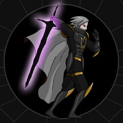 His sword is a powerful weapon. The King of Darkness can tear apart any enemy senseless enough to get on his way.