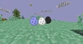 From left, Blue Egg, White Egg, Black Egg.