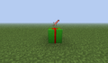 A candy sword from a present